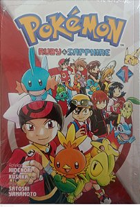Gibi Pokémon #1 Ruby & Sapphire Autor Hidenori Kusaka [novo]
