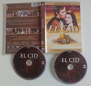 Dvd El Cid [dvd Duplo] Editora Anthony Mann [seminovo]
