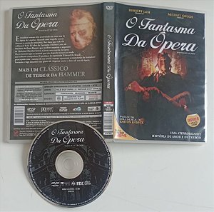 Dvd o Fantasma da Ópera (filme de 1962) Editora Terence Fisher [seminovo]