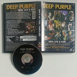 Dvd Deep Purple - New, Live & Rare 1 Editora [seminovo]