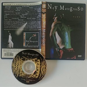 Dvd Ney Matogrosso - ao Vivo Editora [seminovo]