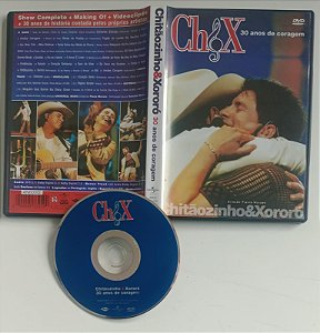 Dvd Chitãozinho e Xororó - 30 Anos de Coragem Editora [seminovo]