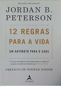 Livro 12 Regras para a Vida Autor Peterson, Jordan B. (2018) [usado]