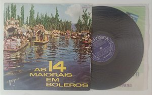 Disco de Vinil as 14 Maiorais em Boleros [lp] Coletânea Interprete Vários Artistas [usado]