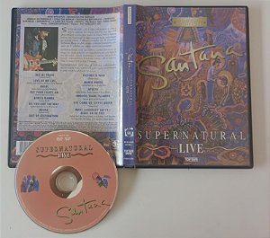Dvd Santana / Supernatural Live Editora [seminovo]