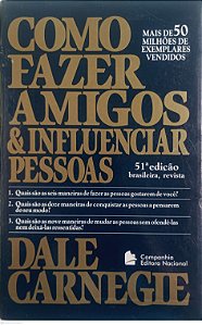 Livro Como Fazer Amigos e Influenciar Pessoas Autor Carnegie, Dale (2007) [usado]