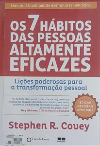 Livro os 7 Hábitos das Pessoas Altamente Eficazes Autor Coey, Stephen R. (2022) [usado]