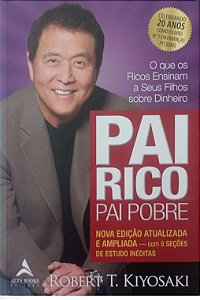 Livro Pai Rico Pai Pobre Autor Kiyoaski, Robert T. (2017) [seminovo]