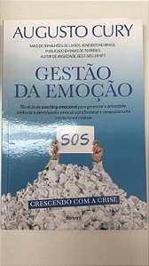 Livro Gestão da Emoção Autor Cury, Augusto (2015) [seminovo]
