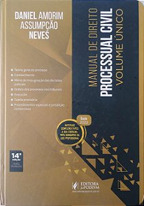 Livro Manual de Direito Processual Civil: Volume Único Autor Neves, Daniel Amorim Assumpção (2022) [seminovo]