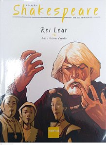 Livro Rei Lear - Coleção Shakespeare em Quadrinhos Autor Jozz e Octavio Cariello (2013) [seminovo]