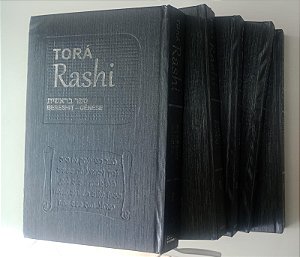 Livro Torá Rashi - 5 Volumes Autor Vários Autores (2018) [seminovo]