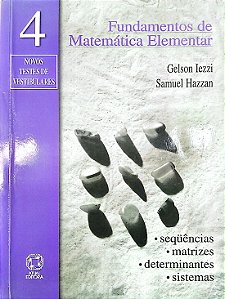 Livro Fundamentos de Matemática Elementar Vol. 4 Autor Iezzi, Gelson (2004) [seminovo]