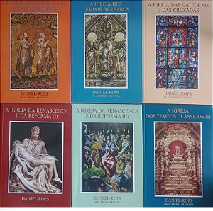 Livro História da Igreja de Cristo (10 Vol.) Autor Daniel-rops [seminovo]