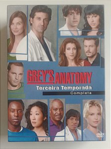 Dvd Grey''s Anatomy 3ª Temporada Completa Editora [usado]