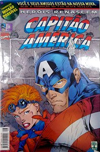 Livro Heróis Renascem: Capitão América #8 Autor (1999) [usado]