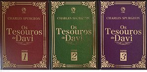 Livro os Tesouros de Davi - 3 Volumes Autor Spurgeon, Charles (2017) [seminovo]