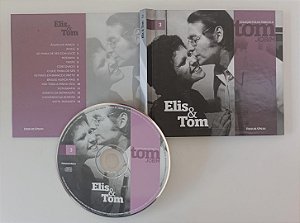 Cd Elis e Tom / Coleção Tom Jobim 3 - Folha de Sp Interprete Tom Jobim (2013) [usado]