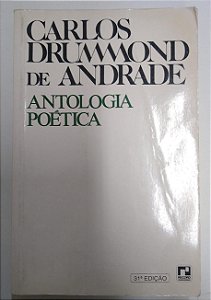 Livro Antologia Poética Autor Andrade, Carlos Drummond (1995) [usado]