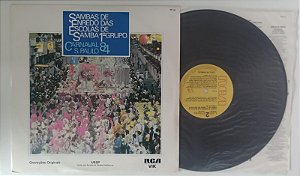 Disco de Vinil Carnaval 1984 Lp / Sambas de Enredo Interprete Escolas de Samba do 1º Grupo de Sp (1984) [usado]