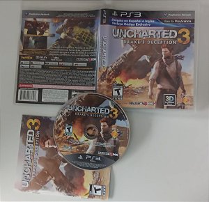 Dvd Jogo Ps3 - Uncharted 3 - Edicao Latam Editora [seminovo]