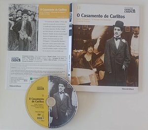 Dvd o Casamento de Carlitos - Charles Chaplin / Coleção Folha de Sp Editora [seminovo]