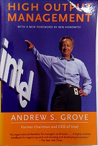 Livro High Output Management Autor Grove, Andrew S. (2015) [usado]