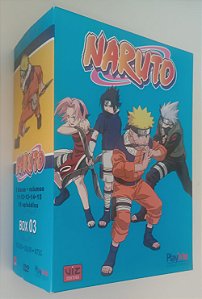 Dvd Naruto - Box 3 Editora [seminovo]