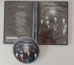 Dvd Metallica - Live In San Diego (1992) Editora [seminovo]