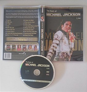 Dvd Michael Jackson - The Best Live - Ed. Especial para Colecionador Editora [usado]