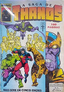 Gibi a Saga de Thanos #1 Autor (1992) [usado]