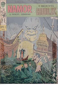 Livro #50 Príncipe Submarino e o Incrível Hulk - Super X (5ª Série) Autor (1972) [usado]