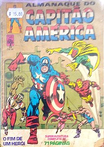 Gibi Capitão América #39 Autor (1982) [usado]