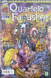 Gibi Quarteto Fantástico #3 - Heróis Renascem Autor (1999) [usado]