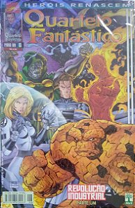 Gibi Quarteto Fantástico #6 - Heróis Renascem Autor (1999) [usado]