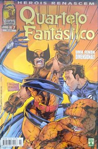 Gibi Quarteto Fantástico #7 - Heróis Renascem Autor (1999) [usado]