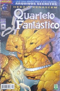 Gibi Quarteto Fantástico #10 - Heróis Renascem Autor (1999) [usado]