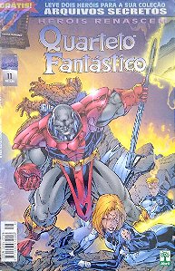 Gibi Quarteto Fantástico #11 - Heróis Renascem Autor (1999) [usado]