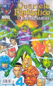 Gibi Quarteto Fantástico & Capitão Marvel #10 Autor (2003) [usado]