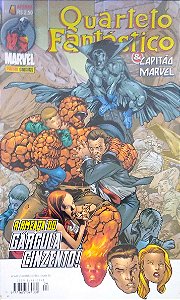 Gibi Quarteto Fantástico & Capitão Marvel #4 Autor (2002) [usado]
