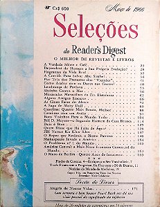 Revista Revista Reader''s Digest Seleções Março 66 Autor Revista Seleções (1966) [usado]