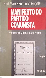 Livro Manifesto do Partido Comunista Autor Marx, Carl e Friedrich Engels (1998) [usado]