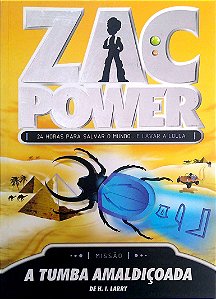 Livro a Tumba Amaldiçoada - Zac Power Autor Larry, H. I. (2008) [usado]