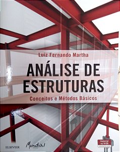 Livro Análise de Estruturas - Conceitos e Métodos Básicos Autor Martha, Luiz Fernando (2010) [seminovo]