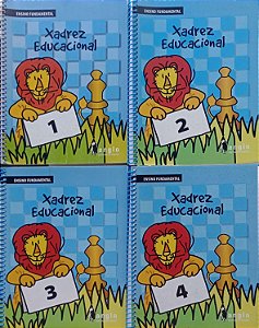 Livro Xadrez Educacional - Ens. Fundamental (4 Volumes) Autor Piassi, Eric Augusto (2008) [usado]