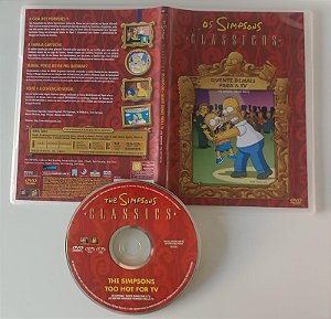 Dvd os Simpsons - Quente Demais para a Tv Editora [seminovo]