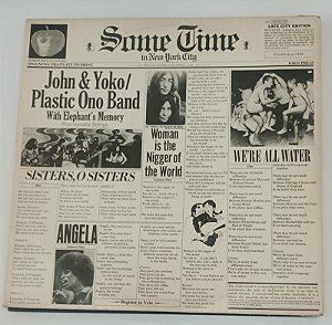 Disco de Vinil Sometime In New York City [duplo 1972] Interprete John & Yoko (1972) [usado]