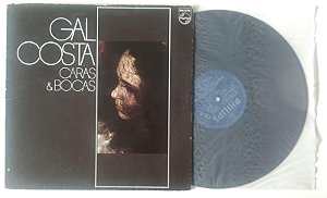 Disco de Vinil Caras e Bocas - Lp 1977 Interprete Gal Costa (1977) [usado]