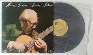Disco de Vinil Recital Íntimo - Lp 1974 Interprete Andres Segovia (1974) [usado]