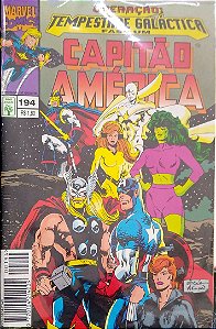 Gibi Capitão América #194 Autor (1995) [usado]